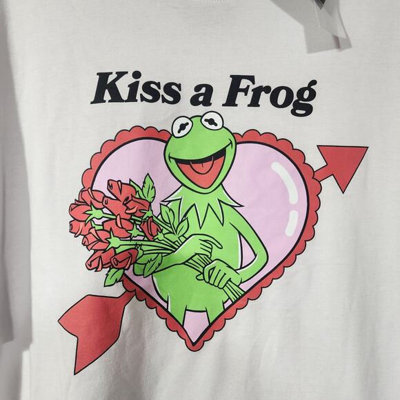 Kermit ''Kiss a frog'' men's XXL shirt - Picture 2 of 5